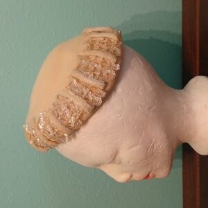 1950s  Elegant Pillbox Hat With Sequins   6542